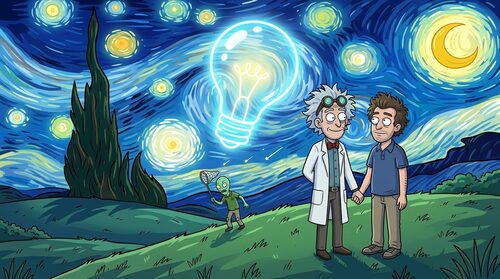 Website thumbnail 99 the starry night