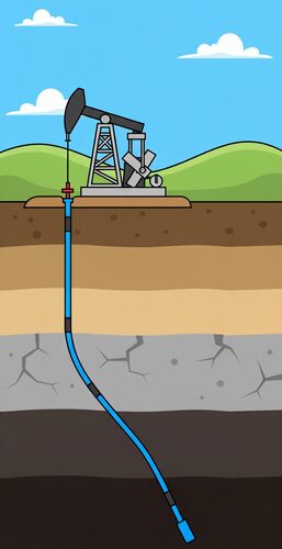 Oil well diagram